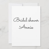 Invitation Aquarelle abstraite colorée ajouter nom texte (Dos)
