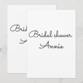 Invitation Aquarelle abstraite colorée ajouter nom texte (Devant / Derrière)