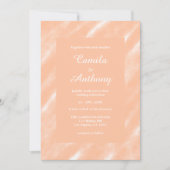 Invitation Aquarelle Abstraite Fuzz Gras Moderne Minimal (Devant)