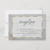 Invitation Aquarelle Abstraite Granite (Devant)