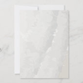 Invitation Aquarelle Abstraite Pinceau rose Mariage (Dos)