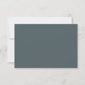 Invitation Aquarelle Abstraite Smokey Purple Deep Dusty Cyan (Dos)