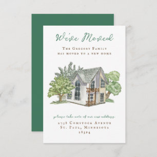 Invitation Aquarelle Accueil Annonces de déménagement