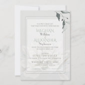 Invitation Aquarelle Alabaster Dahlia (Devant)