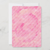 Invitation Aquarelle Alice dans l'Onederland Premier annivers (Dos)