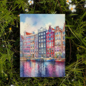Invitation Aquarelle Amsterdam Pays-Bas