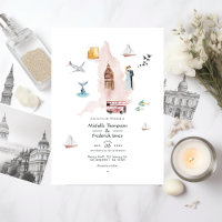 Aquarelle Angleterre Royaume-Uni Londres Destinati