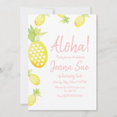 Invitation Aquarelle Anniversaire Anniversaire Fête N'importe (Devant)