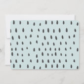 Invitation Aquarelle Anniversaire de enfant de la variété de  (Dos)