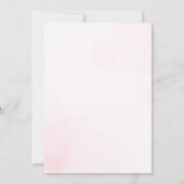 Invitation Aquarelle arc-en-ciel pastel ballon anniversaire (Dos)