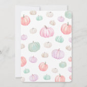 Invitation Aquarelle Arche Rose Notre Petit Citrouille Annive (Dos)