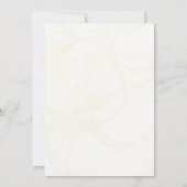 Invitation Aquarelle assez neutre Baptême floral (Dos)