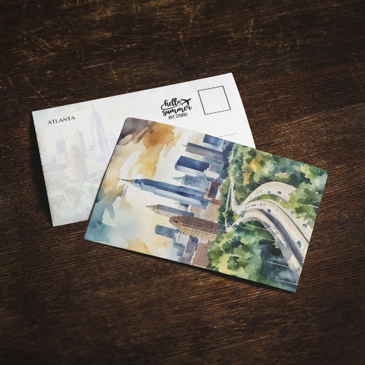 Invitation Aquarelle Atlanta Georgia