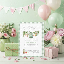 Aquarelle Baby shower cultivé localement