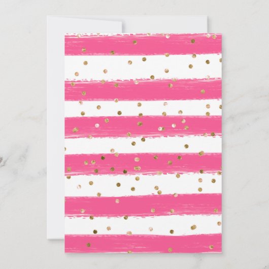 Invitation Aquarelle Baby shower des fleurs de printemps de p (Dos)