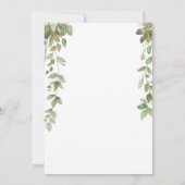 Invitation Aquarelle Baby shower d'ours en peluche (Dos)