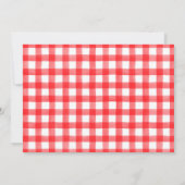 Invitation Aquarelle Barnyard et animaux de ferme Anniversair (Dos)