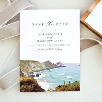Aquarelle Big Sur California Coast Enregistrer la