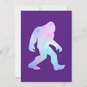 Invitation Aquarelle Bigfoot (Devant)
