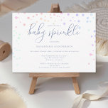 Invitation Aquarelle Bleu Whimsical Confetti Bébé saupoudrer<br><div class="desc">Elégante Aquarelle Bleu Bleu Bleu Confetti Bébé Saupoudrer Invitation</div>