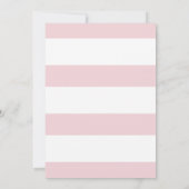 Invitation Aquarelle Blush Pink Peonies Baby shower Invitatio (Dos)