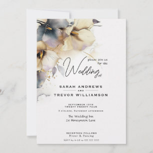Invitation Aquarelle Boho Calla Lily Floral
