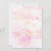 Invitation Aquarelle Boho | Douche Couples (Dos)