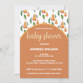 Invitation Aquarelle Boho Pear Peinte à la main (Devant)