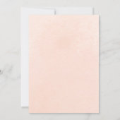 Invitation Aquarelle Boho rose Arc-en-ciel Premier anniversai (Dos)