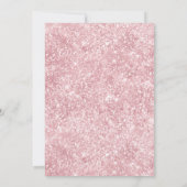 Invitation Aquarelle Boho rose Teddy Bear Baby shower fille (Dos)