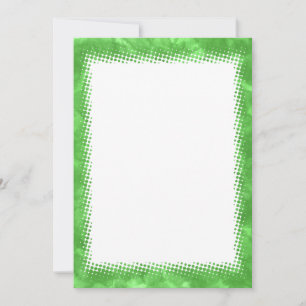 Invitation Aquarelle Bordure Noël Blanc Texte personnalisé