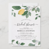 Invitation Aquarelle botanique Fête des mariées de verdure ci (Devant)