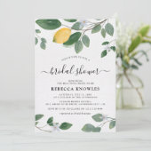 Invitation Aquarelle botanique Fête des mariées de verdure ci (Debout devant)