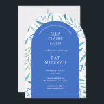 Invitation Aquarelle Botanique Star de David Bar Bat mitzvah<br><div class="desc">Carte parfaite pour annoncer un bat mitzvah, bar mitzvah ou une autre célébration juive ! L'aquarelle faite à la main pour vous à l'avant et à l'arrière! ENTIÈREMENT PERSONNALISABLE ! Cliquez sur "Personnaliser" ci-dessus pour modifier le texte. Cliquez sur "modifier à l'aide de l'outil de conception" pour ajuster les polices,...</div>
