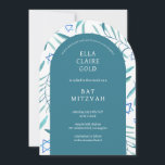 Invitation Aquarelle Botanique Star de David Bar Bat mitzvah<br><div class="desc">Carte parfaite pour annoncer un bat mitzvah, bar mitzvah ou une autre célébration juive ! L'aquarelle faite à la main pour vous à l'avant et à l'arrière! ENTIÈREMENT PERSONNALISABLE ! Cliquez sur "Personnaliser" ci-dessus pour modifier le texte. Cliquez sur "modifier à l'aide de l'outil de conception" pour ajuster les polices,...</div>