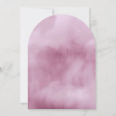 Invitation Aquarelle Bouquet Mariage Lilac Arch ID654 (Dos)