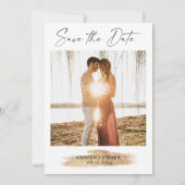 Invitation Aquarelle Bourgogne Enregistrer La Date (Dos)