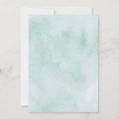 Invitation Aquarelle Brunch de Pâques Dîner de fête Invitatio (Dos)