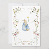 Invitation Aquarelle Brunch de Pâques et chasse aux oeufs Pet (Dos)