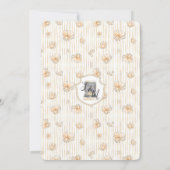 Invitation Aquarelle Brunette Bride Fête des mariées (Dos)