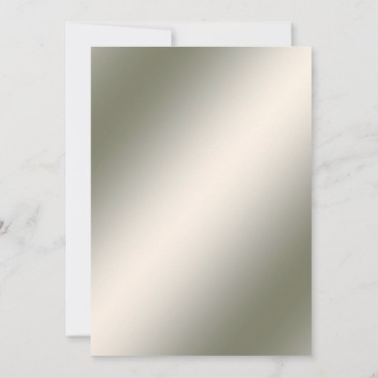 Invitation Aquarelle Cadre doré violet Mariage Fleurs (Dos)