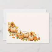 Invitation Aquarelle Café Thanksgiving Brunch (Dos)