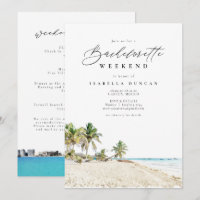Aquarelle Cancun Mexique Bachelorette Itinéraire