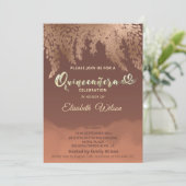 Invitation Aquarelle cantaloupe de cannelle d'automne (Debout devant)