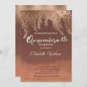 Invitation Aquarelle cantaloupe de cannelle d'automne (Devant / Derrière)