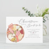 Invitation Aquarelle Charcuterie Fête des mariées du Conseil  (Debout devant)