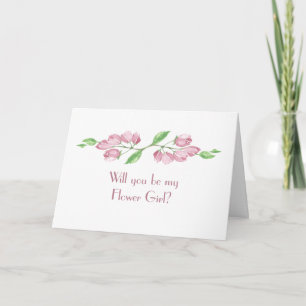 Invitation Aquarelle Cherry Blossom Fleur Mariage fille