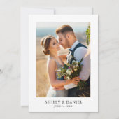 Invitation Aquarelle Citrons Fleurs de soleil Mariage photo (Dos)