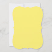 Invitation Aquarelle Citrons Mariage de verdure (Dos)