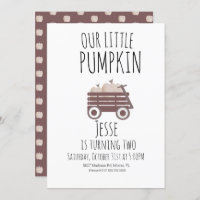 Aquarelle Citrouille Patch Automne Wagon Brown Ann